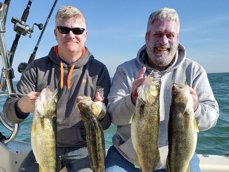 Fishing Charters  On Lake Erie  | 4 Persons Max for 2 Hours Evening